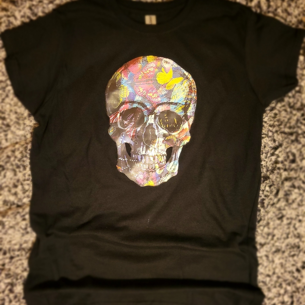 Skull fitted tshirt